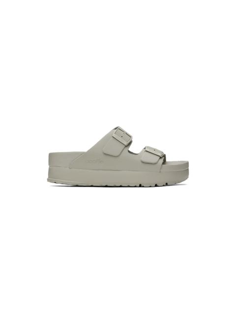 Gray Arizona Flex Platform Sandals