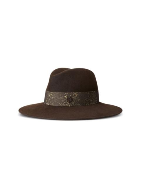 MAISON MICHEL Zango wool-flt fedora hat