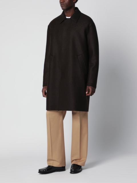 Harris Wharf London Dark brown wool coat