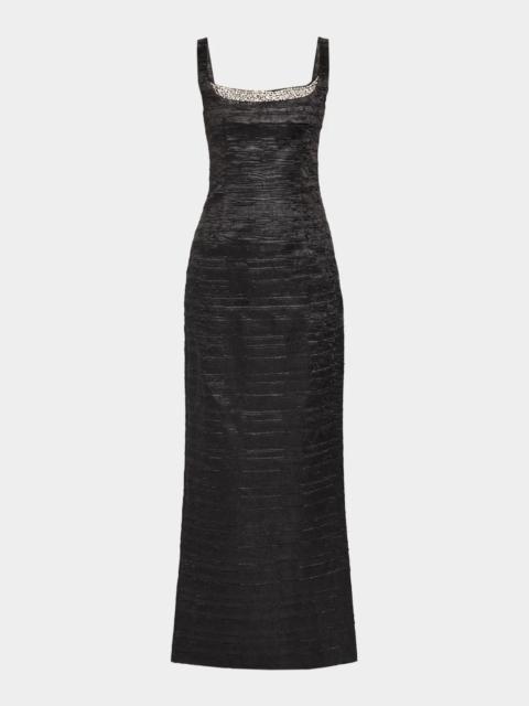 SIMKHAI Martina Embellished Column Gown