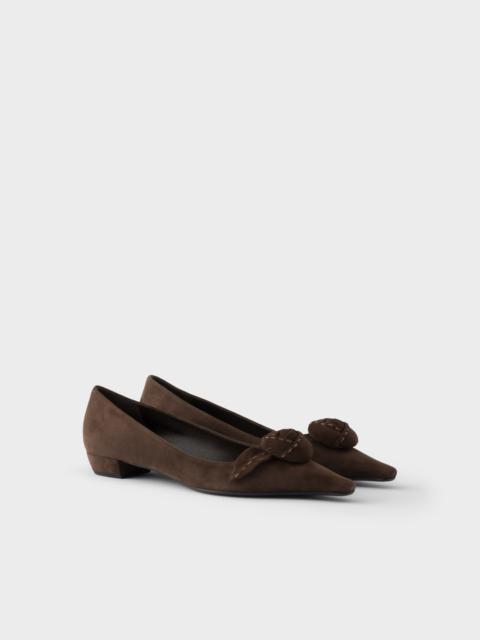 Prada Suede ballerinas