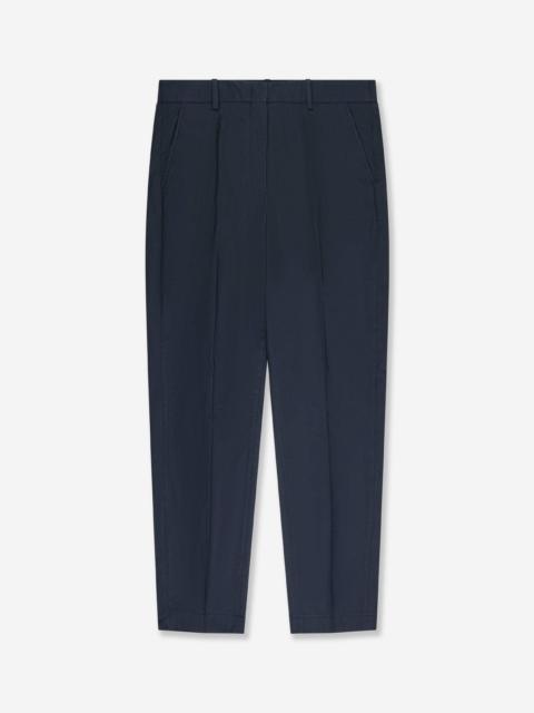 SLOWEAR Regular fit cotton poplin trousers