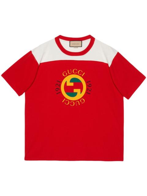 GUCCI Interlocking G logo-print cotton T-shirt