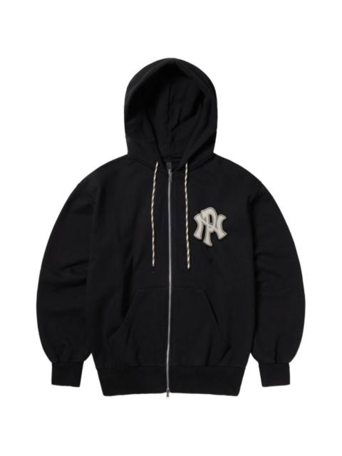 No Problemo embroidered zip hooded sweatshirt