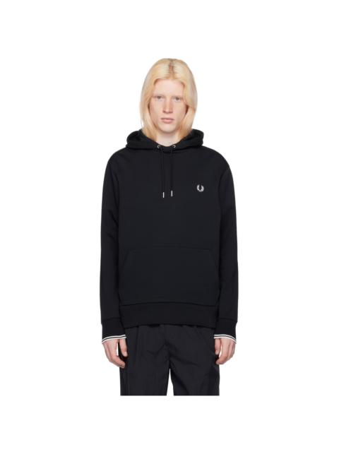 Fred Perry Black Tipped Hoodie
