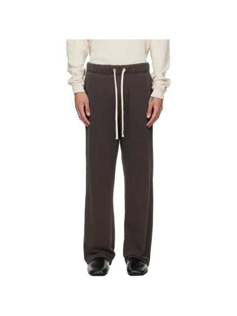 LES TIEN Gray French Terry Classic Sweatpants