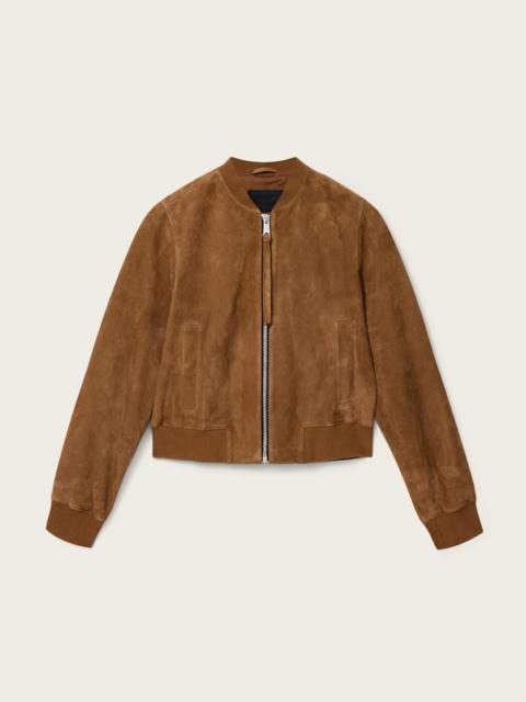 ALLSAINTS ORTEN SUEDE BOMBER JACKET