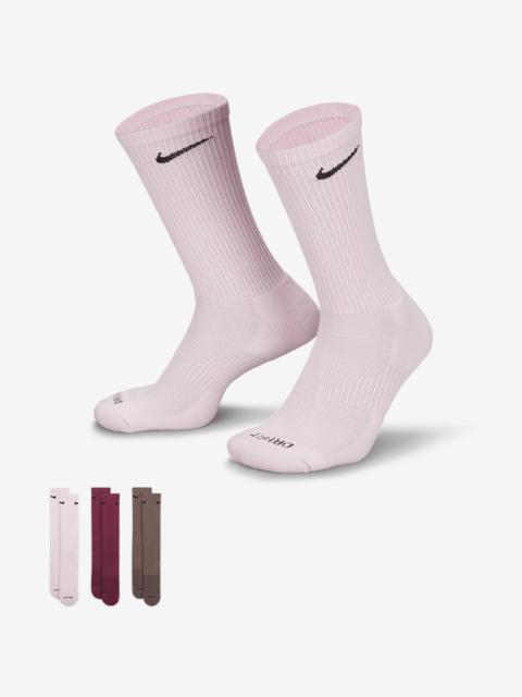 Nike Nike Everyday Plus Cushioned Training Crew Socks (3 Pairs)