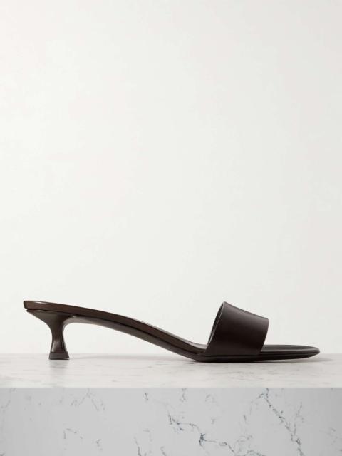The Row Combo leather mules
