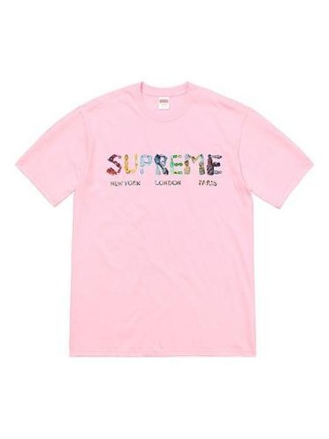 Supreme Supreme SS18 Rocks Tee Light Pink Logo Tee SUP-SS18-485