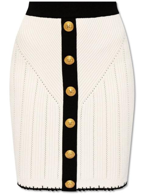 Balmain knit midi pencil skirt