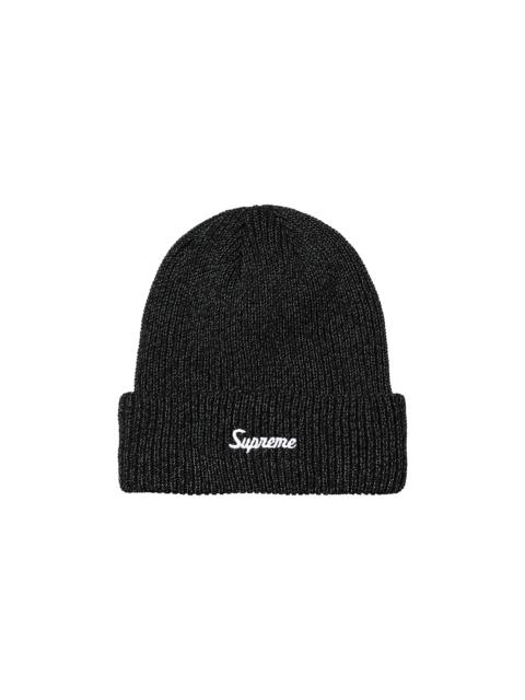 Supreme Loose Gauge Beanie "FW26 - Black Reflective" SU28671