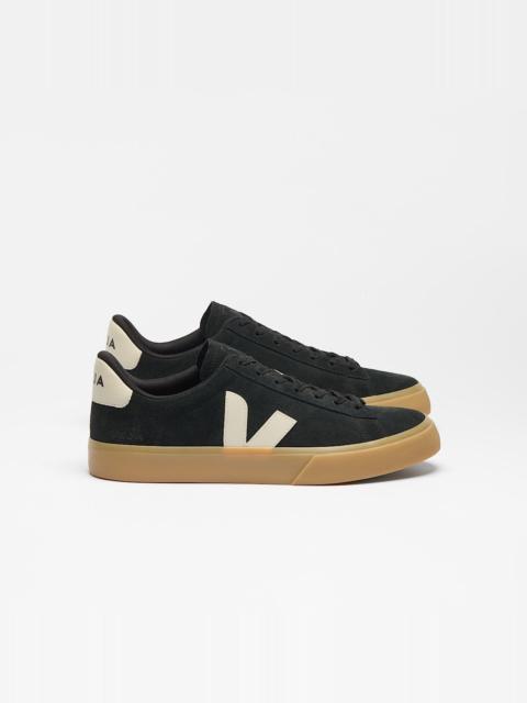 VEJA CAMPO SUEDE BLACK PIERRE NATURAL
