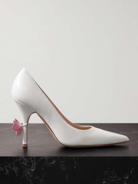 MAGDA BUTRYM Appliquéd leather pumps