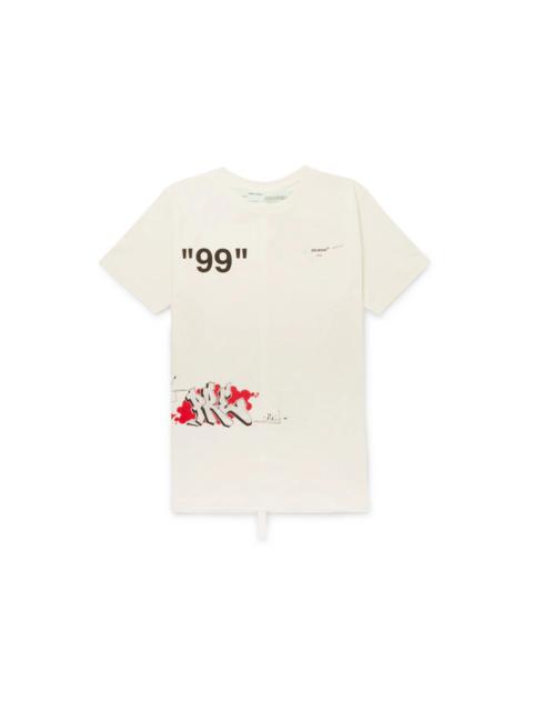 Off-White OFF-WHITE Dondi White Print T-shirt Mutlicolor