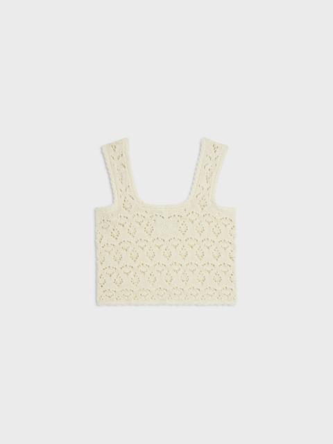 CELINE top IN cotton pointelle