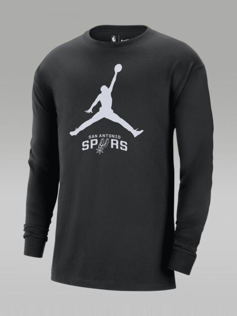 Men's San Antonio Spurs Essential Jordan NBA Long-Sleeve T-Shirt