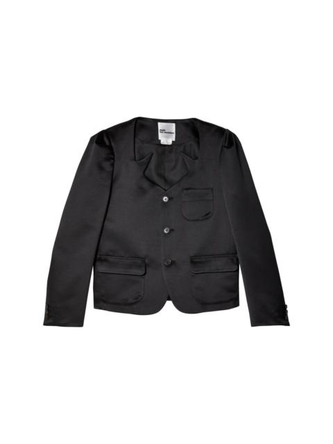 Noir Kei Ninomiya satin single-breasted blazer