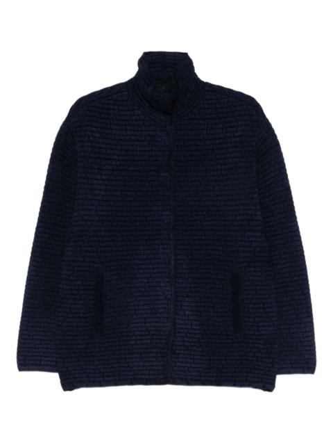 EMPORIO ARMANI textured jacket