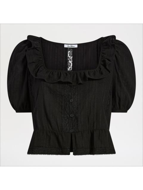 Sam Edelman Short Sleeve Peasant Top