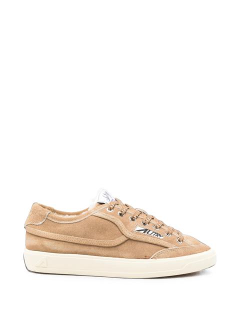 AUTRY Autry Windscape Shearling-lined Suede Sneakers