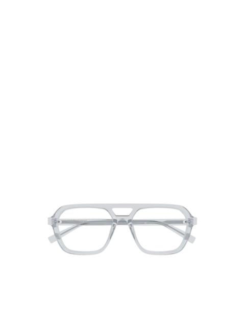 SAINT LAURENT geometric-frame glasses