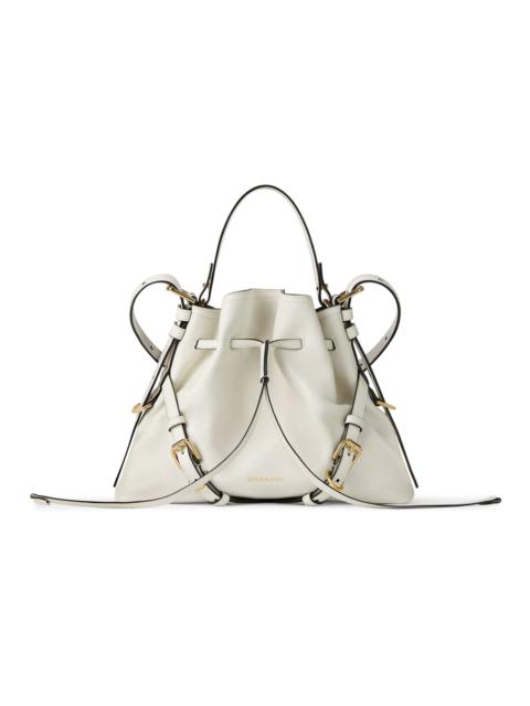 Givenchy Women's Small Voyou Bucket Bag in Shiny Leather - Ivory