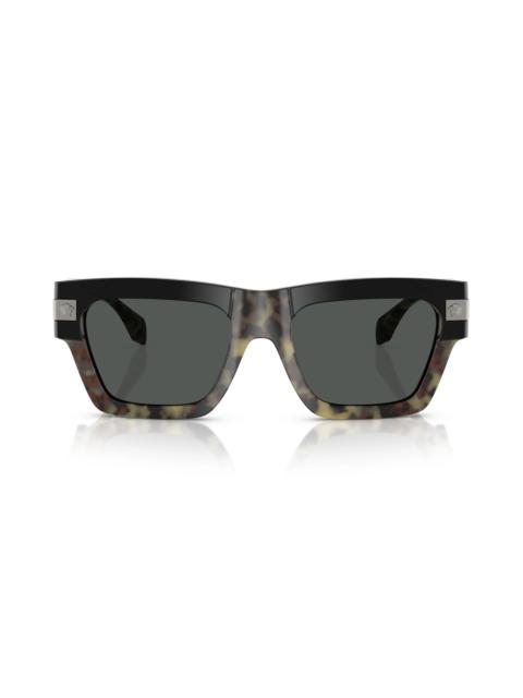 55mm Plaque Rectangular Sunglasses