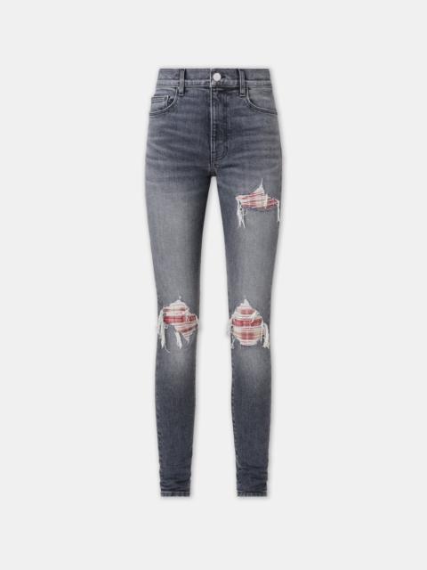 AMIRI WOMEN'S MA QUAD FLANNEL MX1