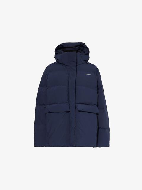 Holzweiler Besseggen hooded ripstop down jacket