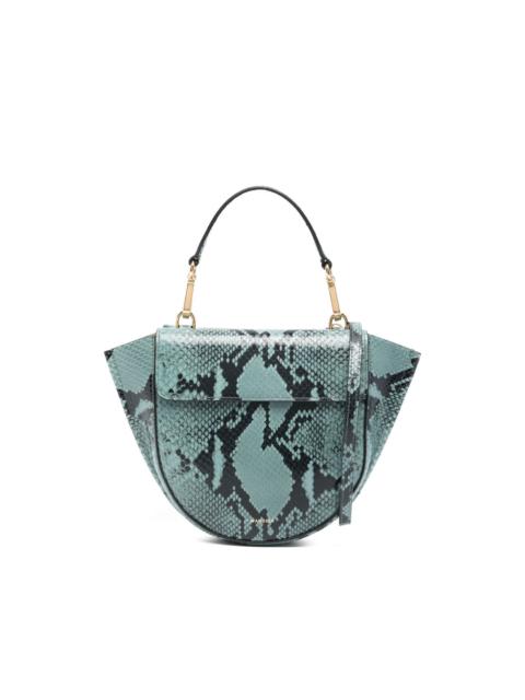 WANDLER flap top handle tote bag