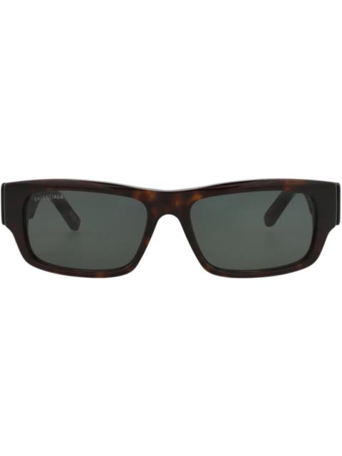 BALENCIAGA Balenciaga Square-Frame Recycled Acetate Sunglasses Havana/Havana/Green (BB0261SA-30013975-002)