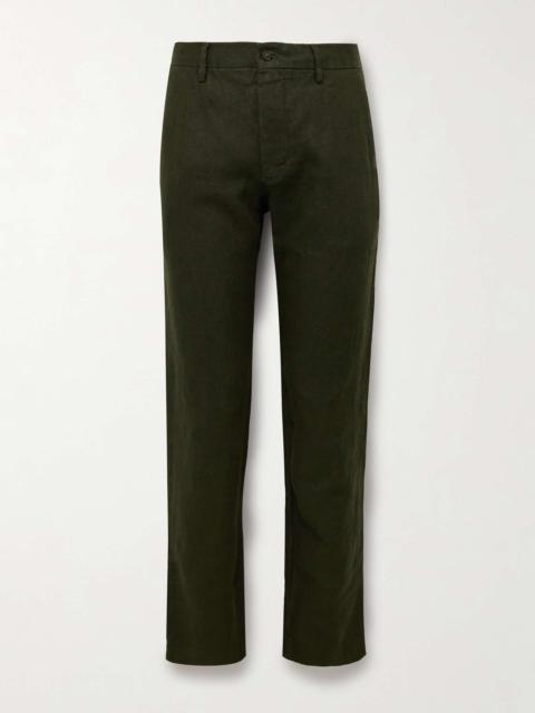 NN07 Theo 1454 Tapered Linen Trousers