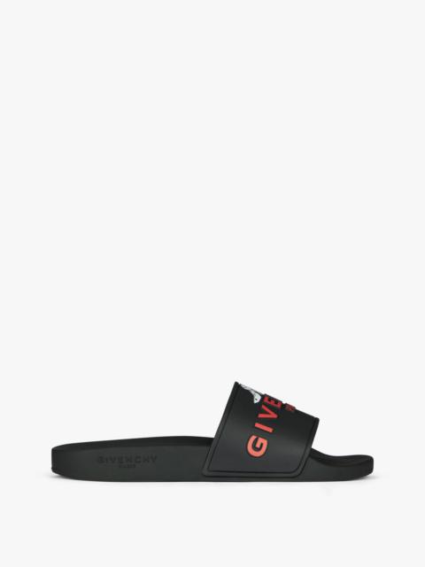 Givenchy SLIDE 101 DALMATIANS SANDALS IN RUBBER