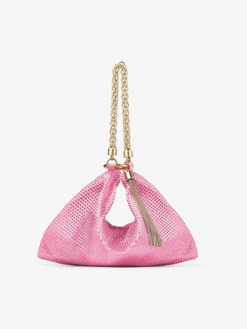 JIMMY CHOO Callie
Candy Pink Satin Crystal Clutch Bag