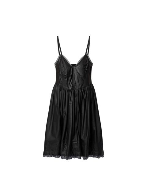 Louis Vuitton Leather Lingerie Dress