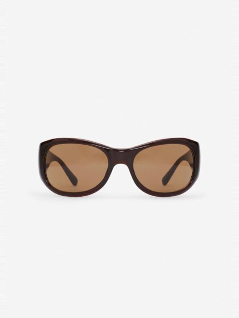 MAGDA BUTRYM Round sunglasses in milky brown