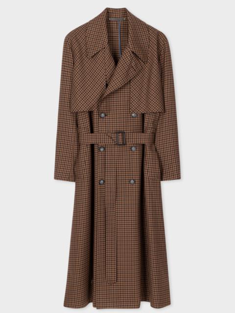 Paul Smith Gingham Trench Coat