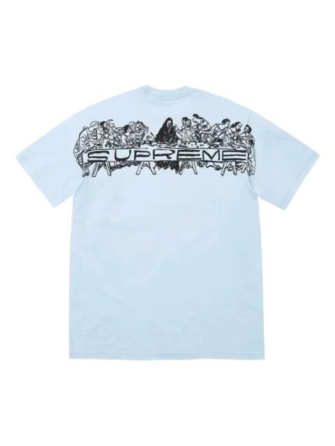 Supreme Supreme SS26 Supper T-Shirt 'Powder Blue' SUP-SS26-346-PBLU