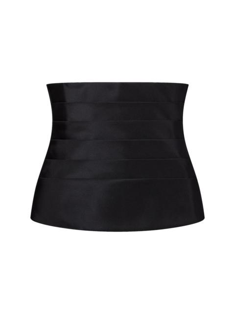 Thom Browne lace-up corset