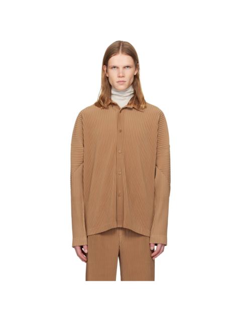ISSEY MIYAKE Tan Monthly Colors October Shirt