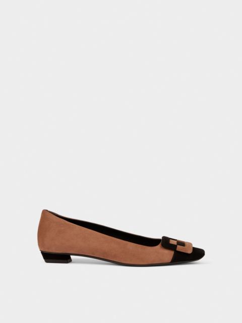 Roger Vivier Belle Vivier Ballerinas in suede