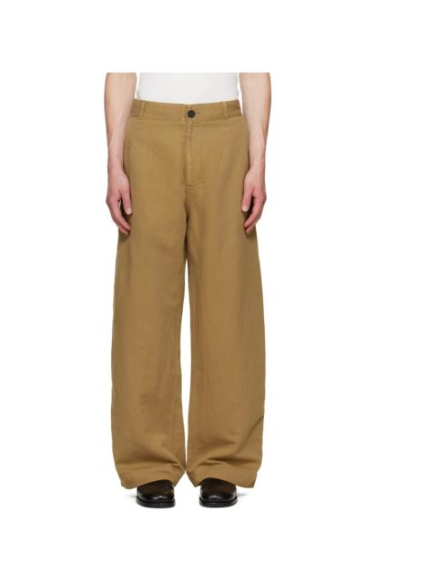 Studio Nicholson Beige Minard Trousers