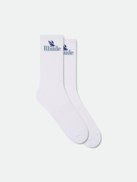 Rhude RHUDE ROSSA LOGO SOCK