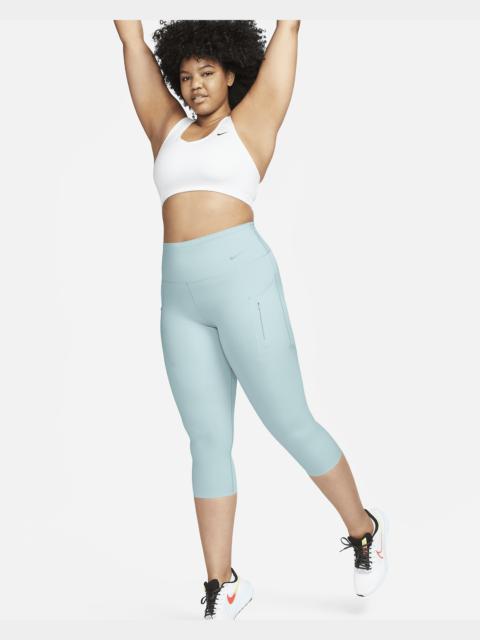 Nike Women's Go Firm-Support High-Waisted Cropped Leggings with Pockets