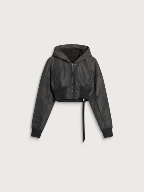 Rick Owens DRKSHDW Rick Owens DRKSHDW Hooded Cropped Flight Jacket
