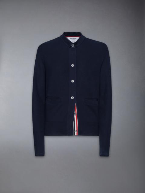 Thom Browne SILK PIQUE CARDIGAN