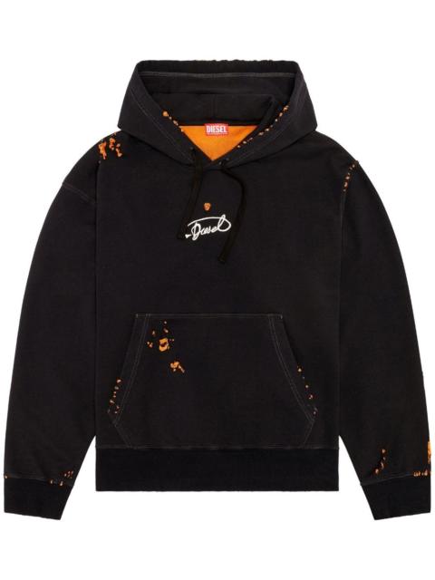Diesel S-Macs logo-print hoodie