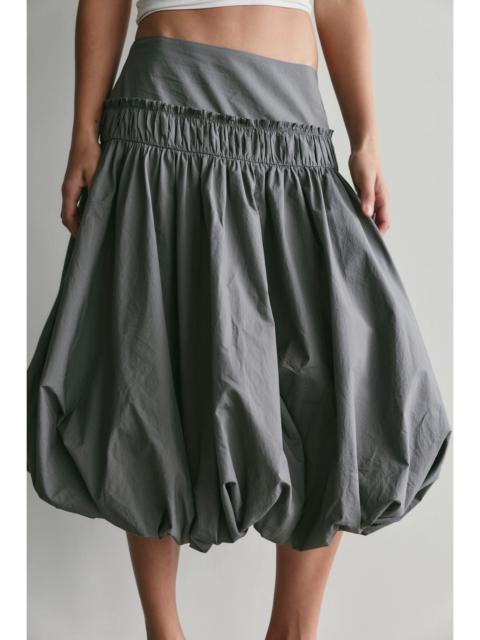 FREE PEOPLE Sea Salt Midi Bubble Skirt