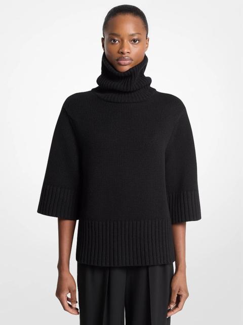 MICHAEL KORS COLLECTION Cashmere Funnel-Neck Sweater